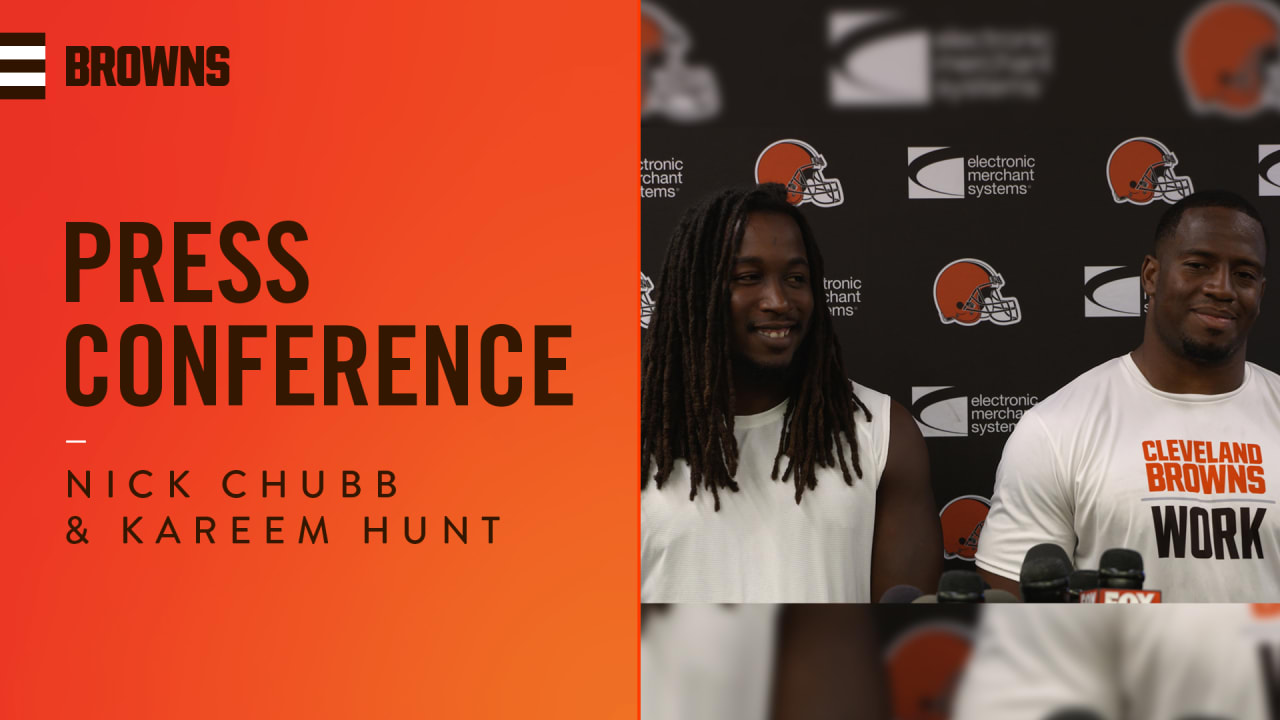 Nick Chubb shows off new Browns jersey with TikTok dance