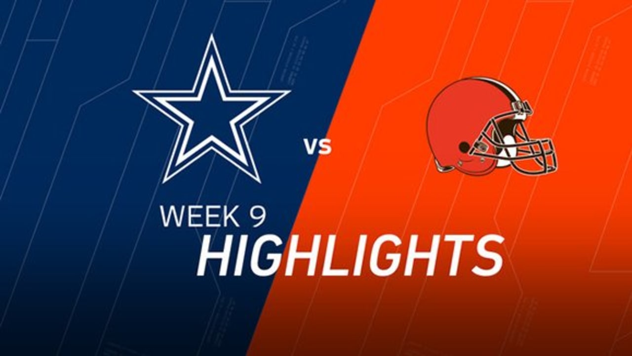 Week 9: Cowboys vs. Browns highlights