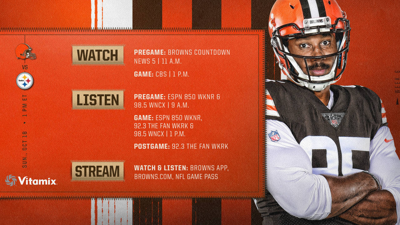 How to Watch Thursday Night Football 2019: Pittsburgh Steelers vs.  Cleveland Browns, TV Channel, Live Stream