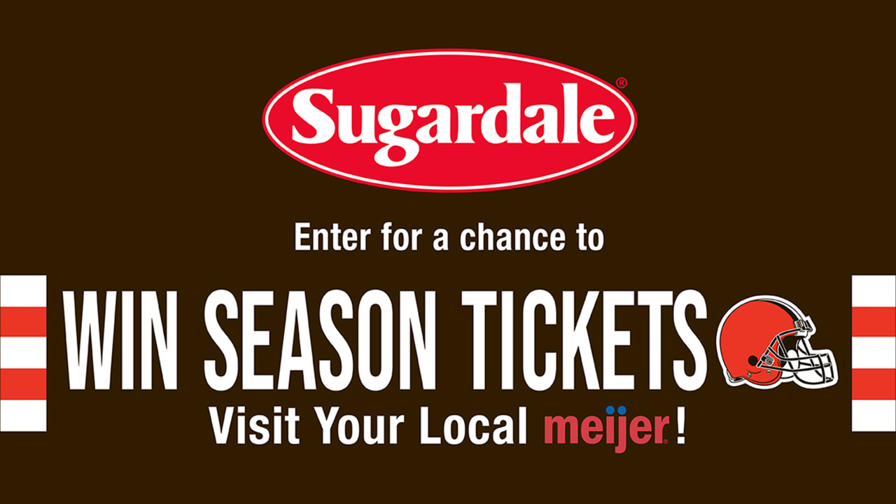 Win season tickets for the Browns 202425 season presented by Sugardale