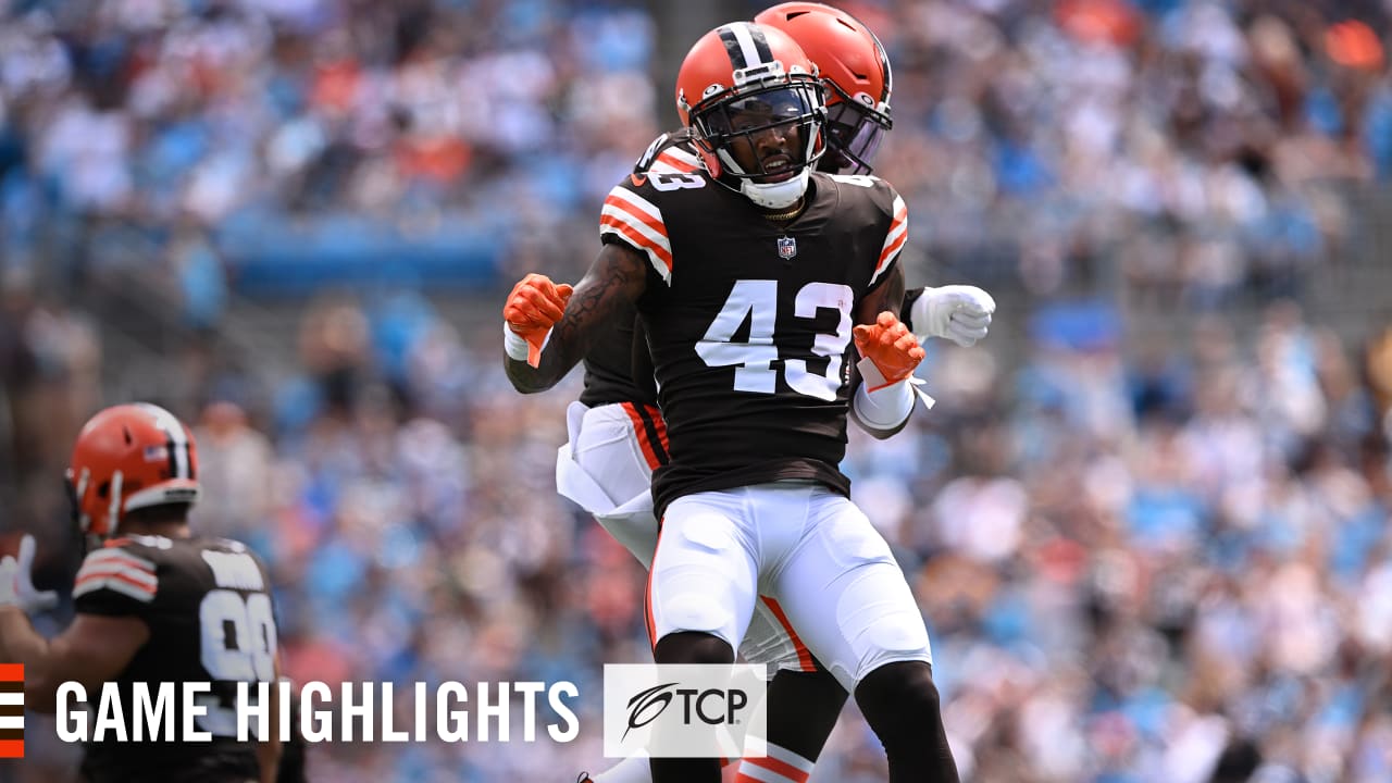 Game Highlights Browns vs. Panthers