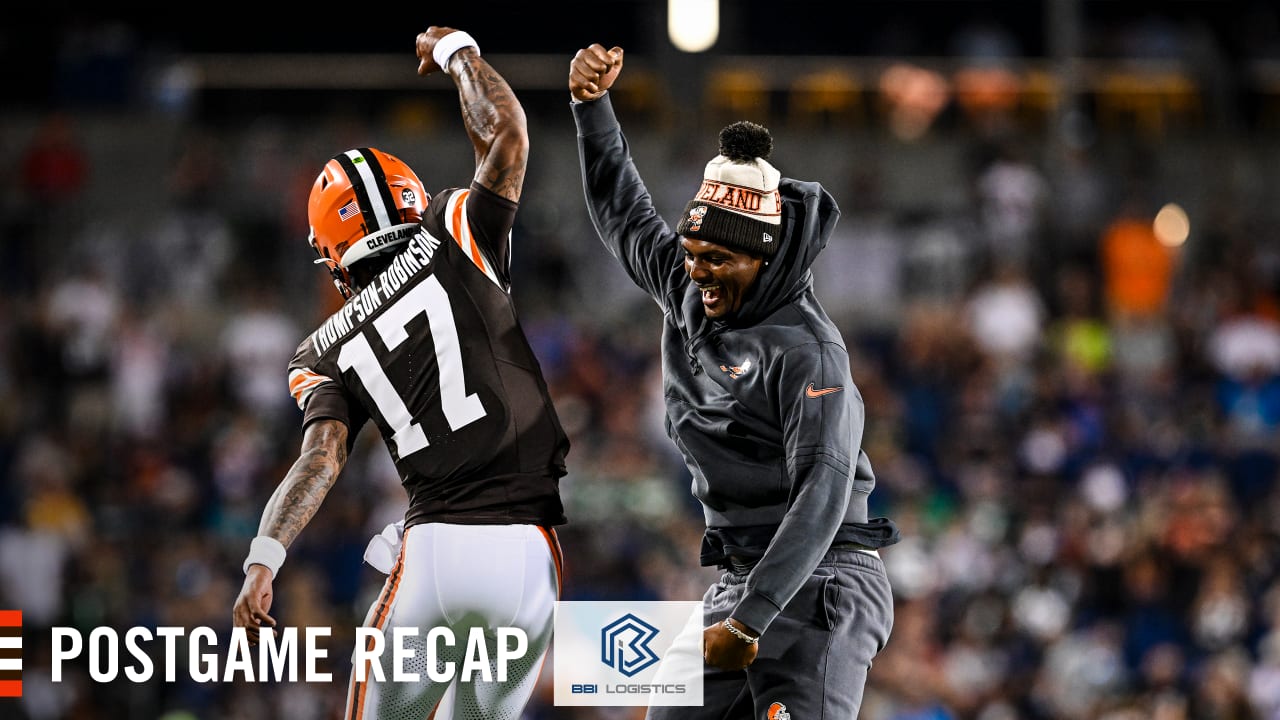 Browns kick off preseason with win against the Jets in the Hall of Fame