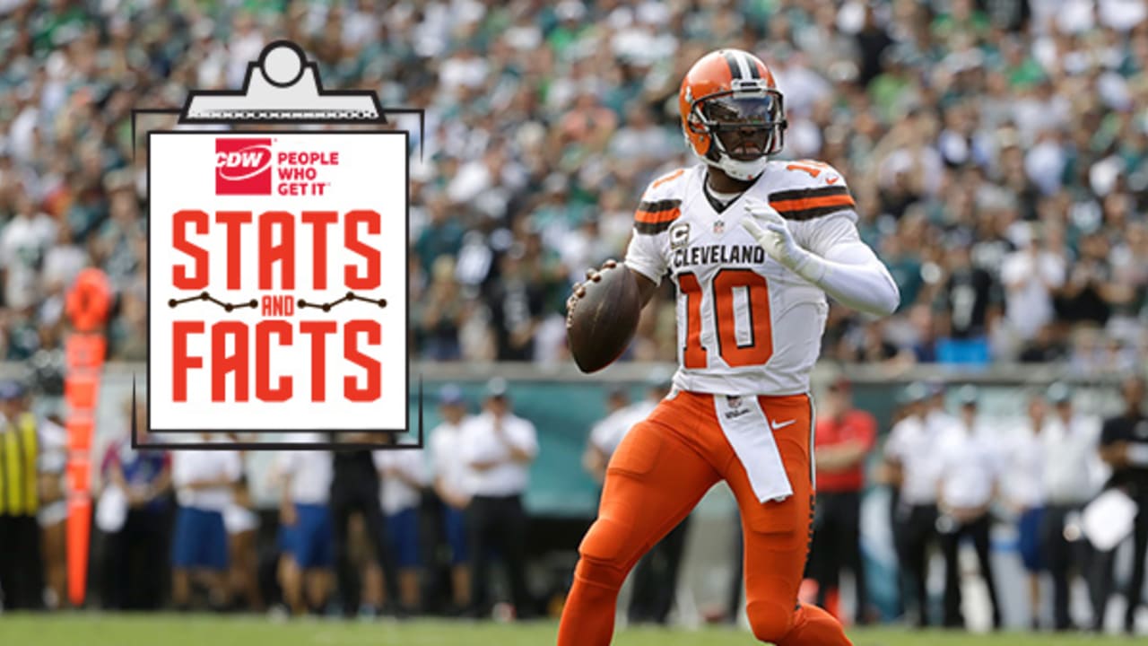 Stats and Facts Browns vs. Eagles