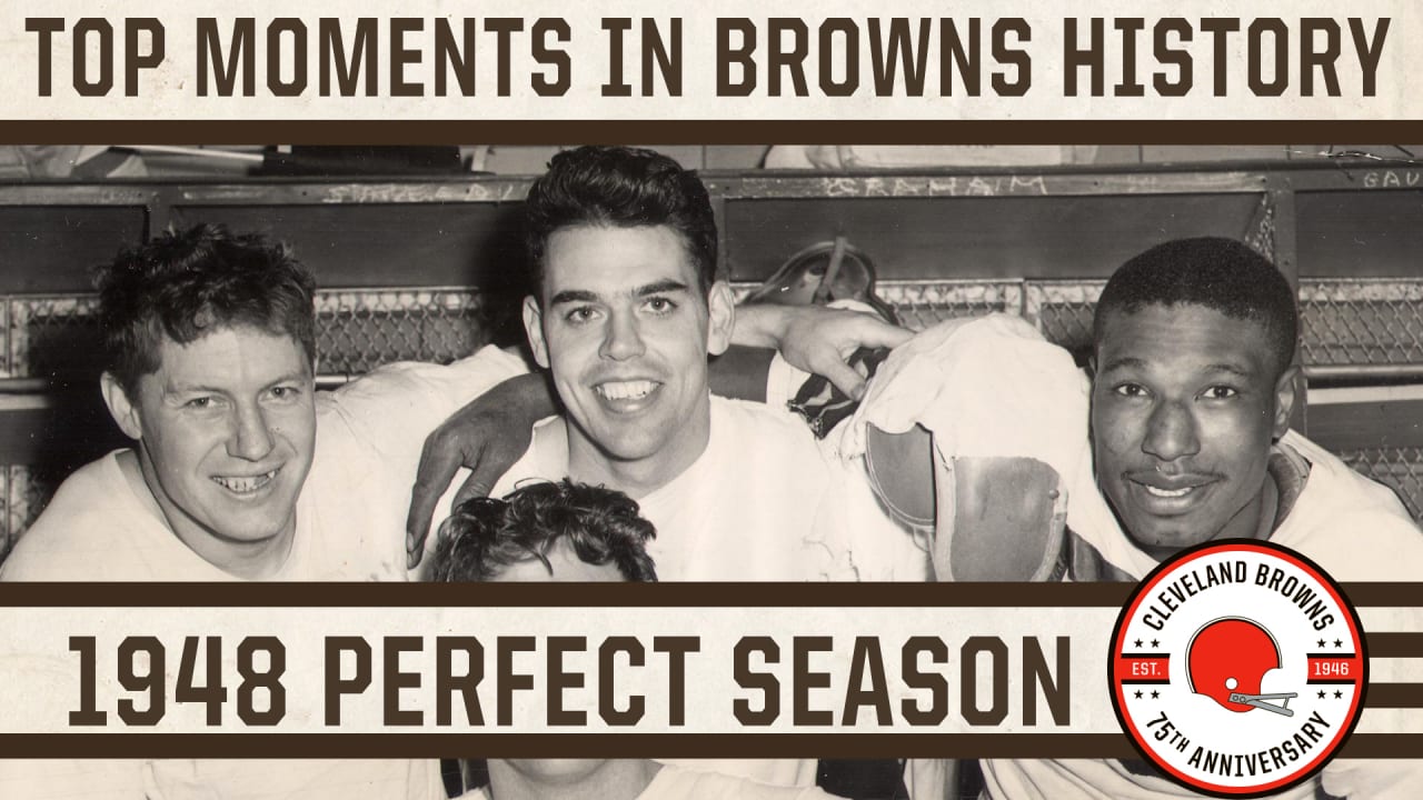 Top 75 Moments: No. 15 - Browns Complete Perfect Season in 1948