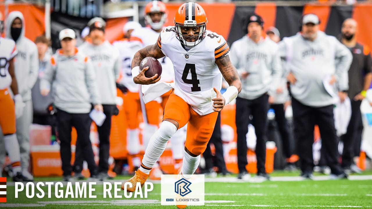Browns' comeback efforts fall short in loss to Bengals