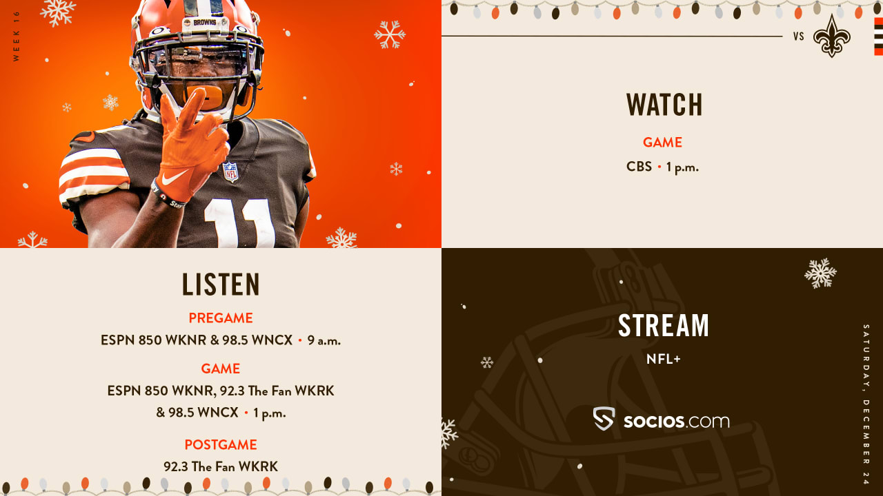 Saints vs. Browns live stream: TV channel, how to watch