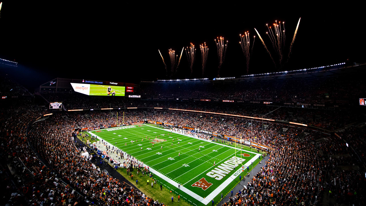 Cleveland Browns Unveil New Mid-Field Logo At FirstEnergy Stadium