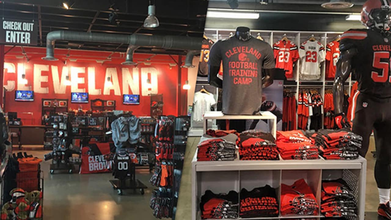 Cleveland Browns Stadium - The pro shop is open NOW until the 3rd quarter!  Or visit any of our other pro shop locations in sections: 110, 124, 135,  148, 316, 340, 508, 511, 529, and 535! #LVvsCLE