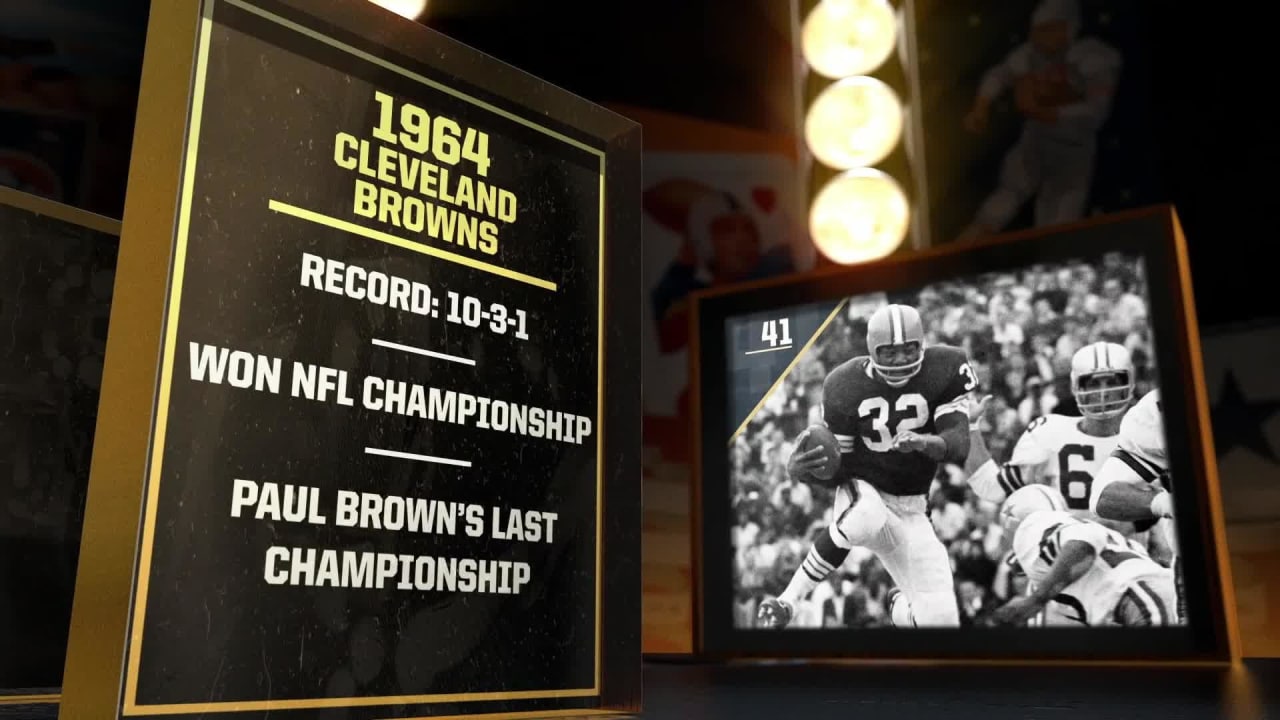 'NFL 100 Greatest' Teams, No. 41 1964 Cleveland Browns