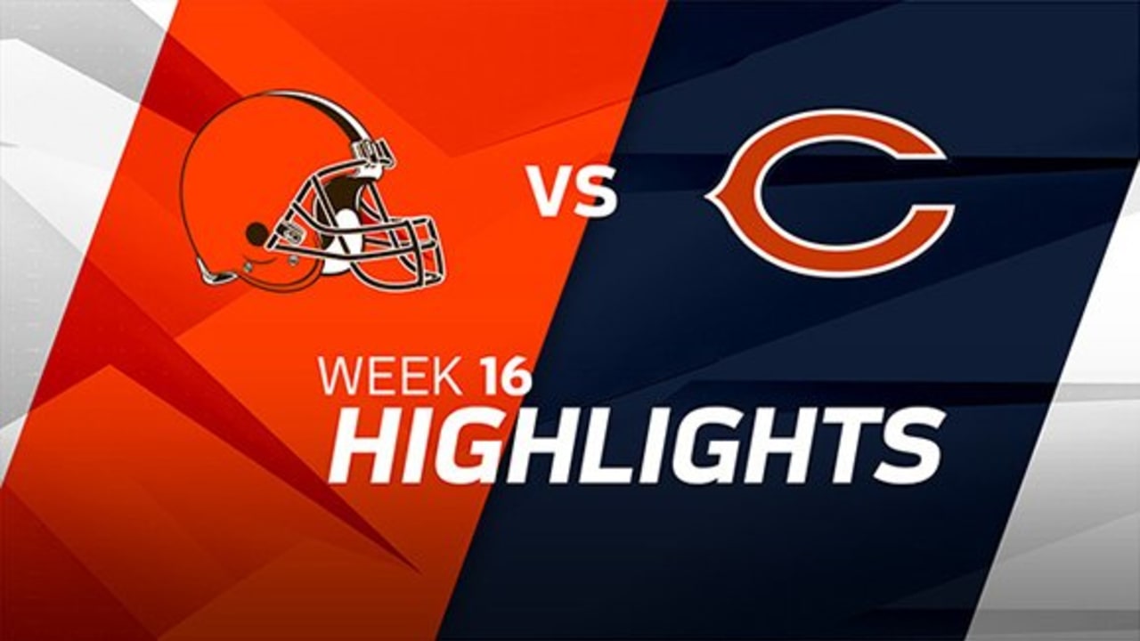 Browns vs. Bears highlights Week 16