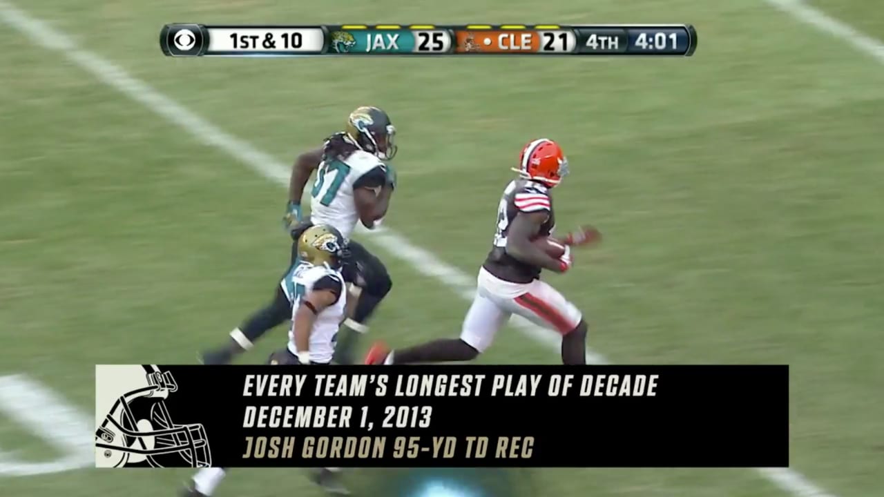 NFL Throwback Every team's longest play of the decade