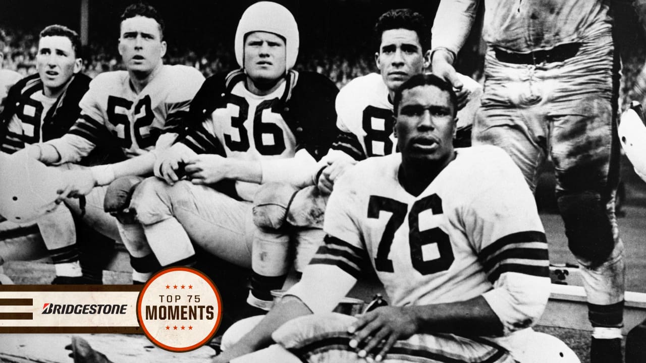 Top Moments No. 36 Browns defeat Steelers 457 in 1950 for rivalry’s