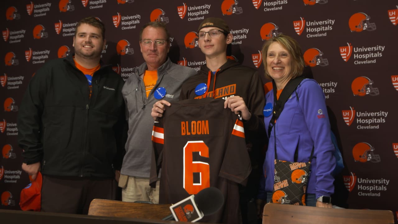 Browns make 9-year-old's wish a reality