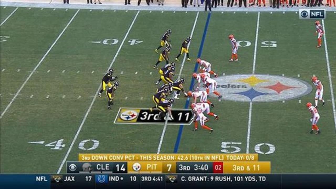 Briean Boddy-Calhoun intercepts Landry Jones, fumbles return into end zone