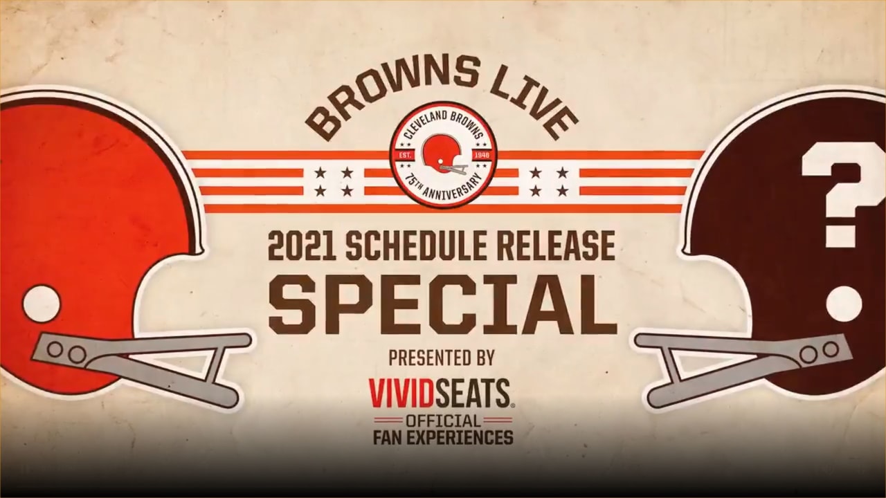 Browns Live Schedule Release Special