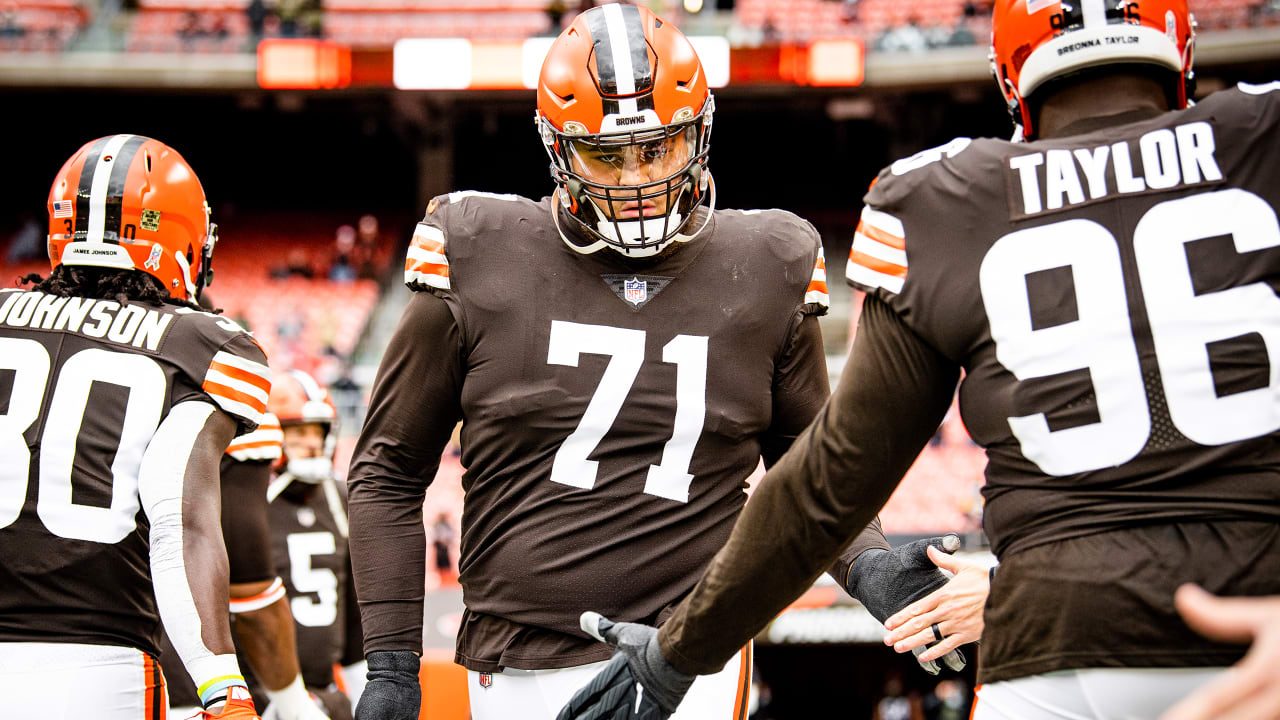 Cleveland Browns rookie offensive tackle Jedrick Wills' best blocking vs.  Texans