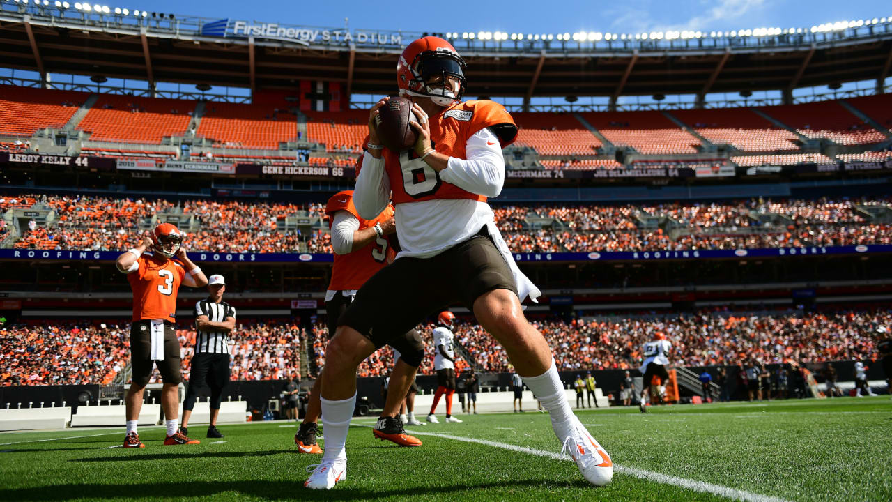 It was unreal playing in the Browns stadium for the first time