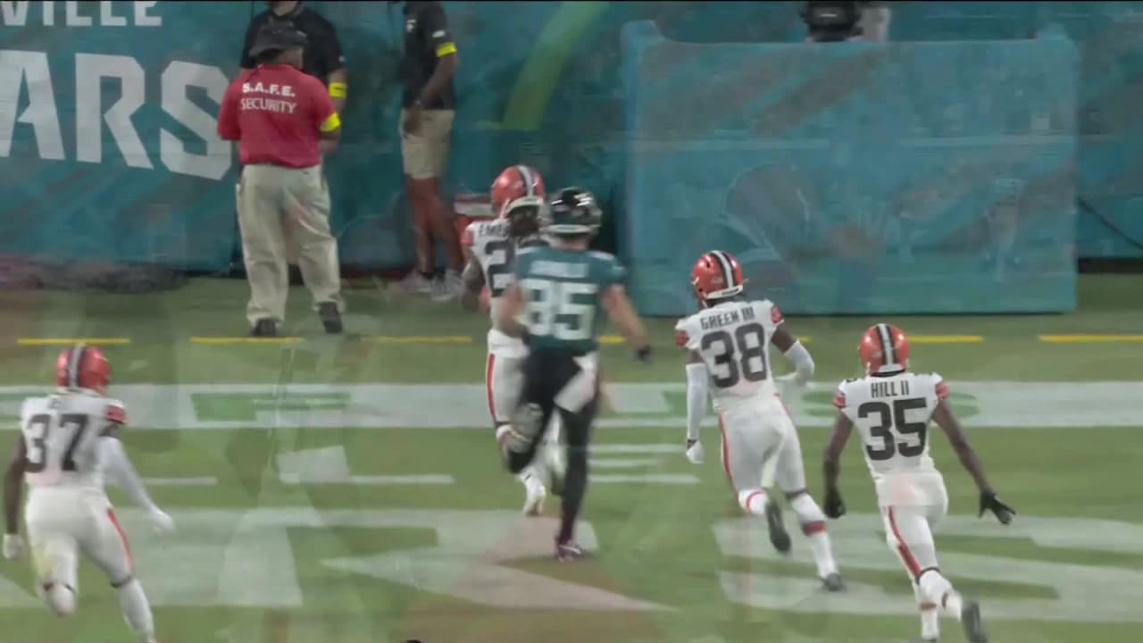 Can't Miss Play: Martin Emerson Jr. makes a SPECTACULAR play on 74-yard INT return for TD