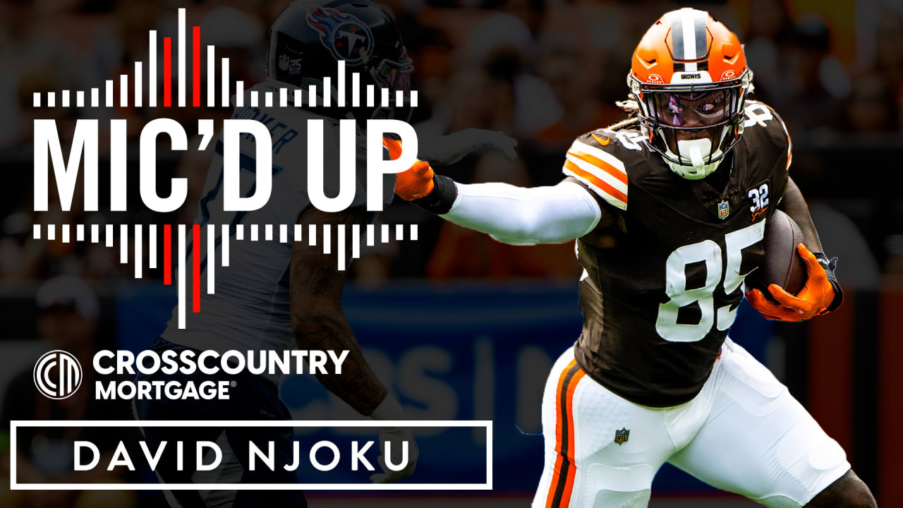 David Njoku Mic'd Up vs. Chargers 