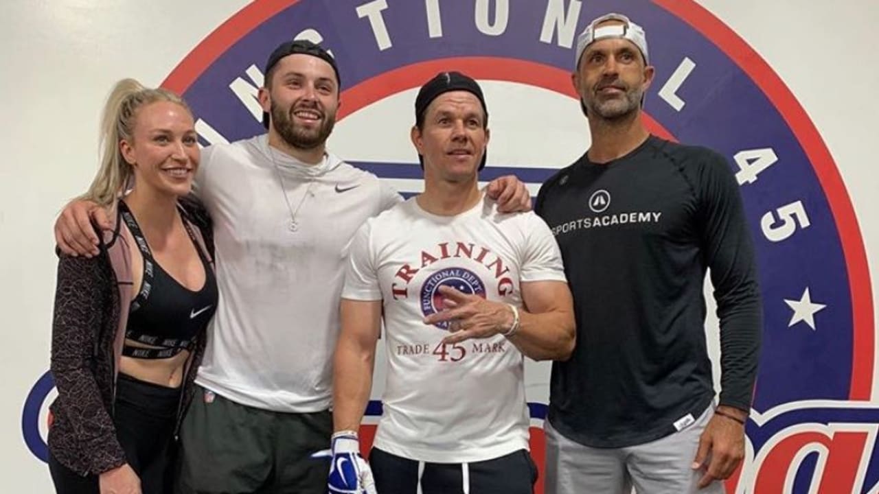 Browns Social Media Roundup Baker Mayfield works out with Mark Wahlberg