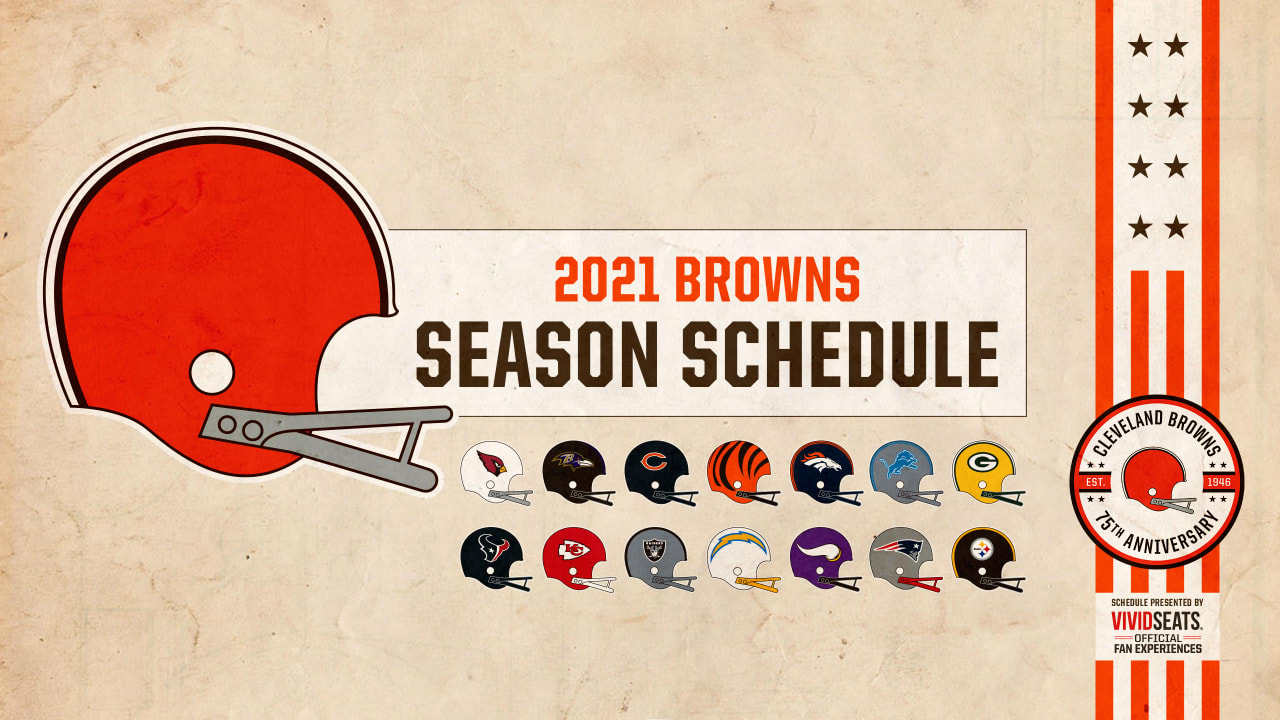 Here's the 2021 Browns season schedule