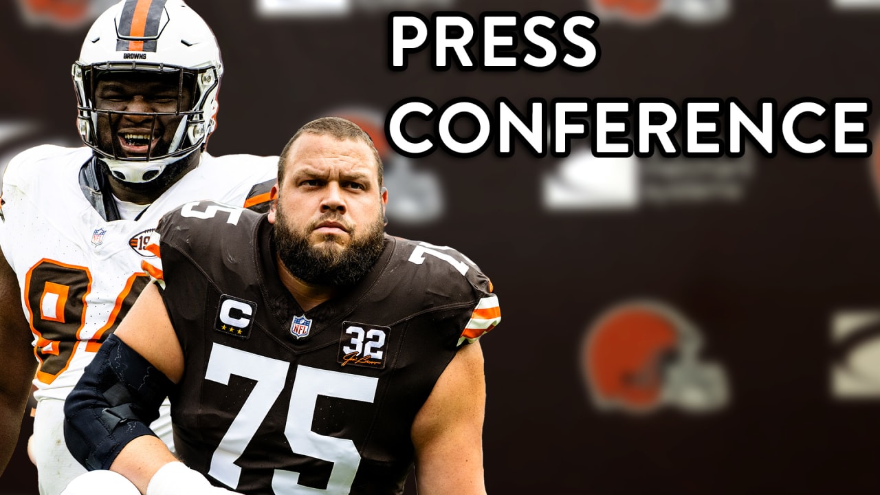 Joel Bitonio and Dalvin Tomlinson Press Conference | Cleveland Browns