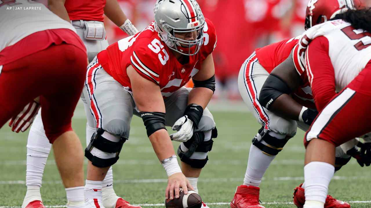 FILE PHOTOS).former Ohio State buckeye Center (53) Luke Wypler is