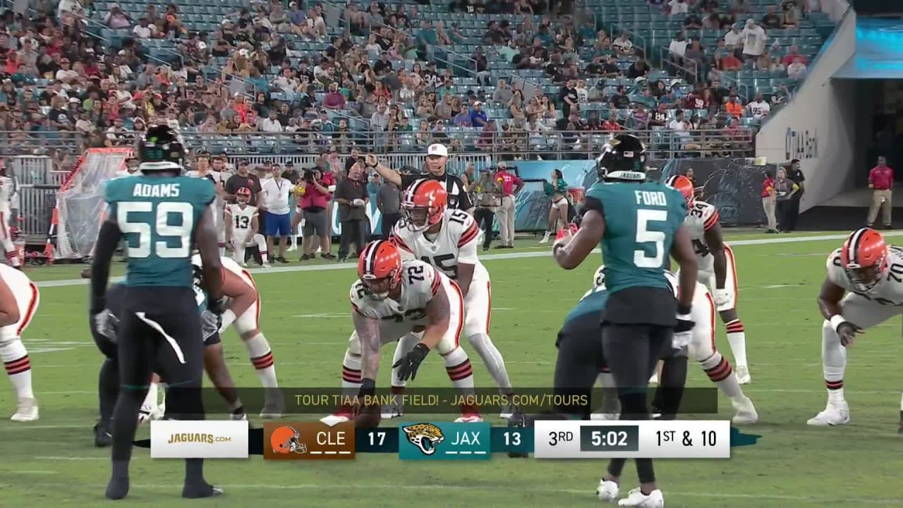 Jerome Ford's epic pylon-reach TD dive extends Browns' lead