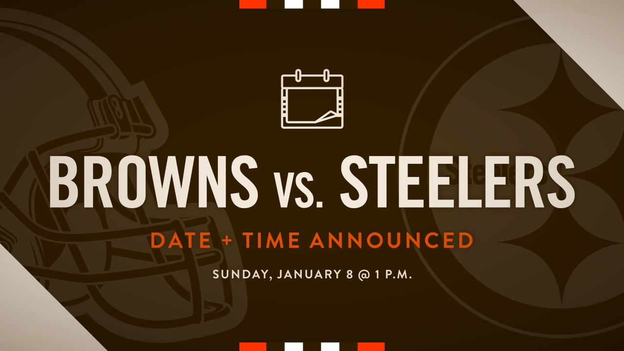 Cleveland Browns vs. Pittsburgh Steelers kickoff time announced