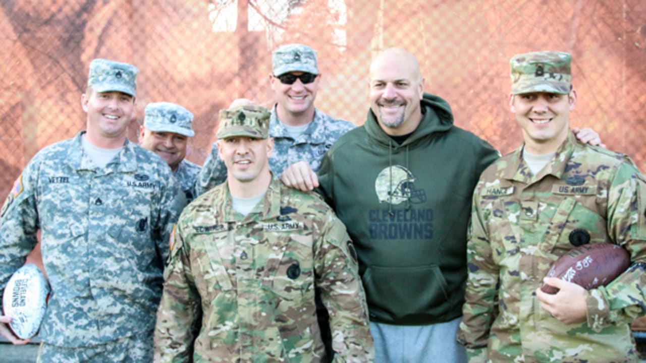 The Ohio National Guard: Cleveland Browns 'salute' military service  members, veterans