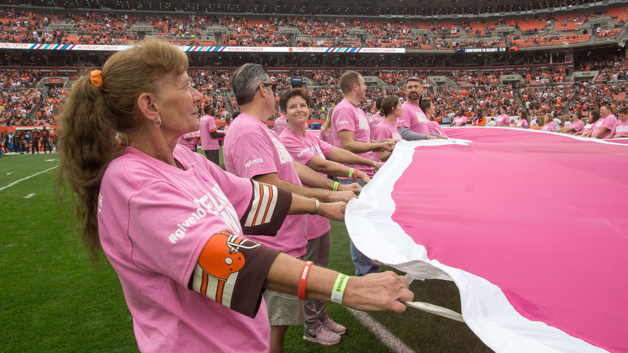 Browns Host Crucial Catch Intercept Cancer Game Against