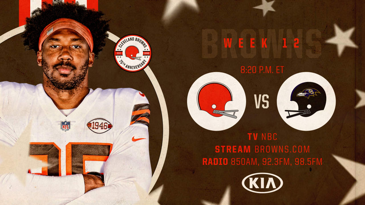 Ravens vs. Browns: How to watch, listen, and stream