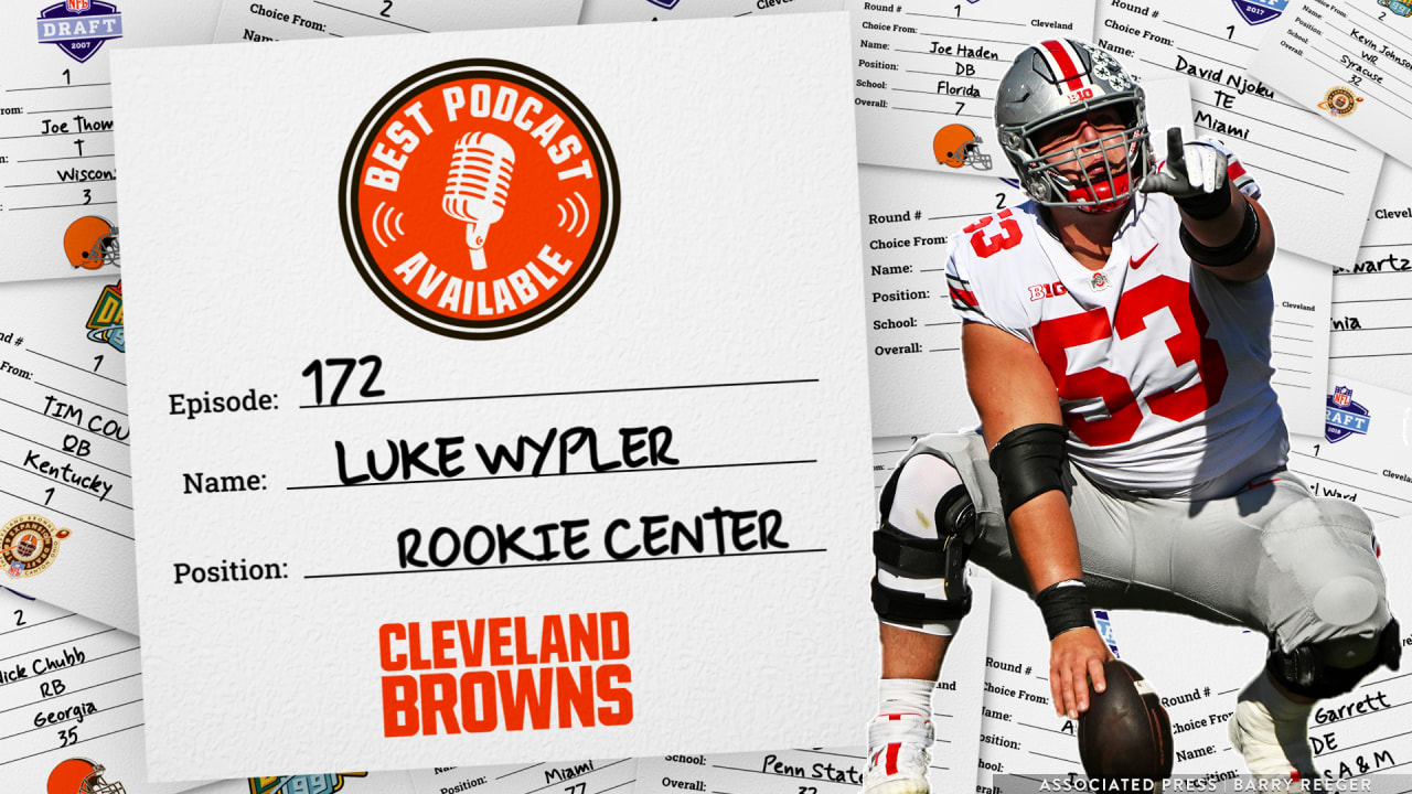 Ohio State center Luke Wypler selected by the Browns in the NFL draft