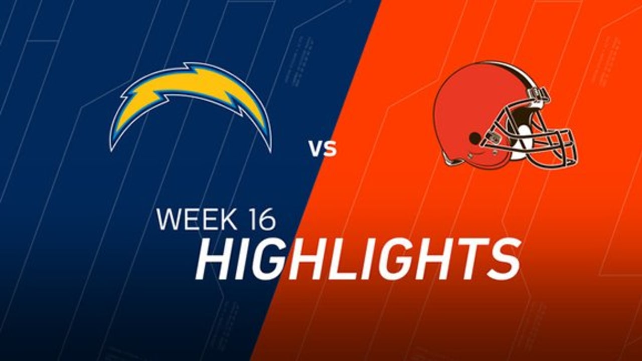 Week 16: Chargers vs. Browns highlights