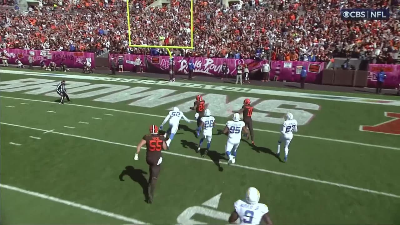 Watch Nick Chubb's 41-yard touchdown run in the first quarter vs