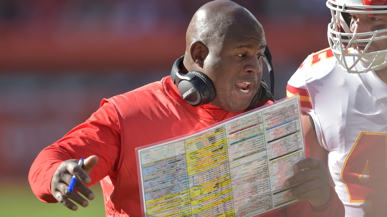 Browns interview Chiefs offensive coordinator Eric Bieniemy on Friday