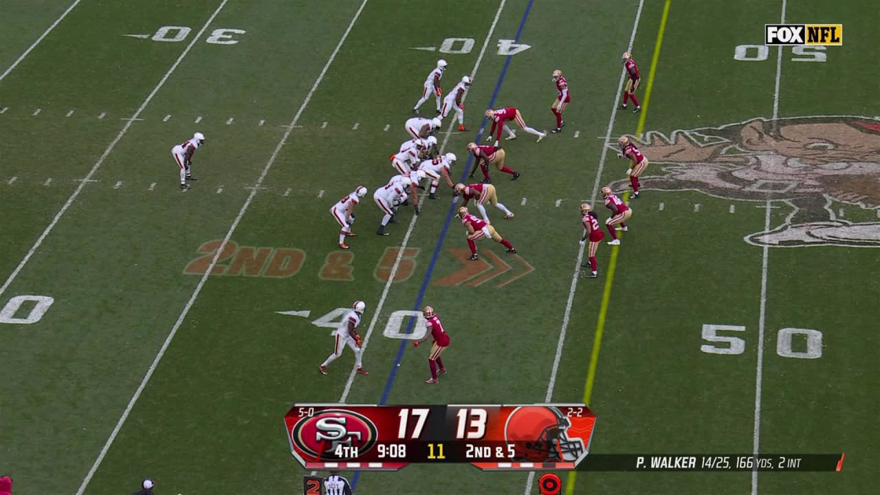 Jerome Ford's spin-move run gets Browns into 49ers territory in fourth ...