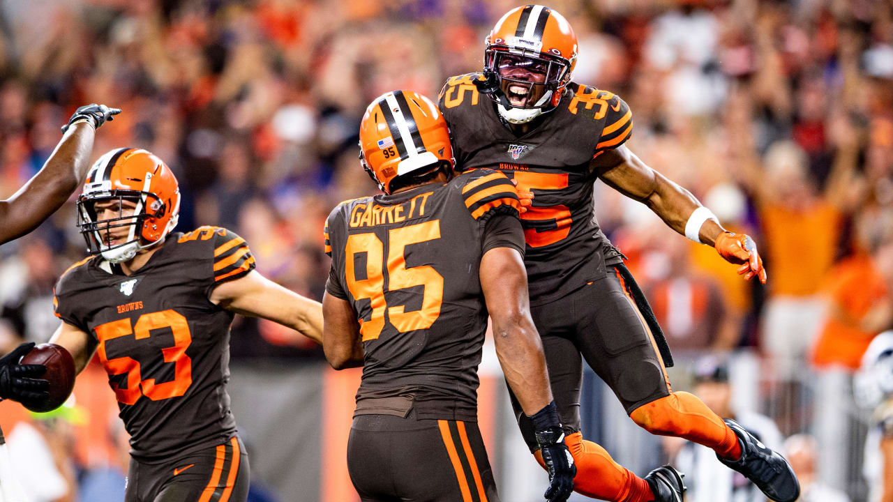 Browns New Mid-Field Logo Has Myles Garrett A Bit Confused