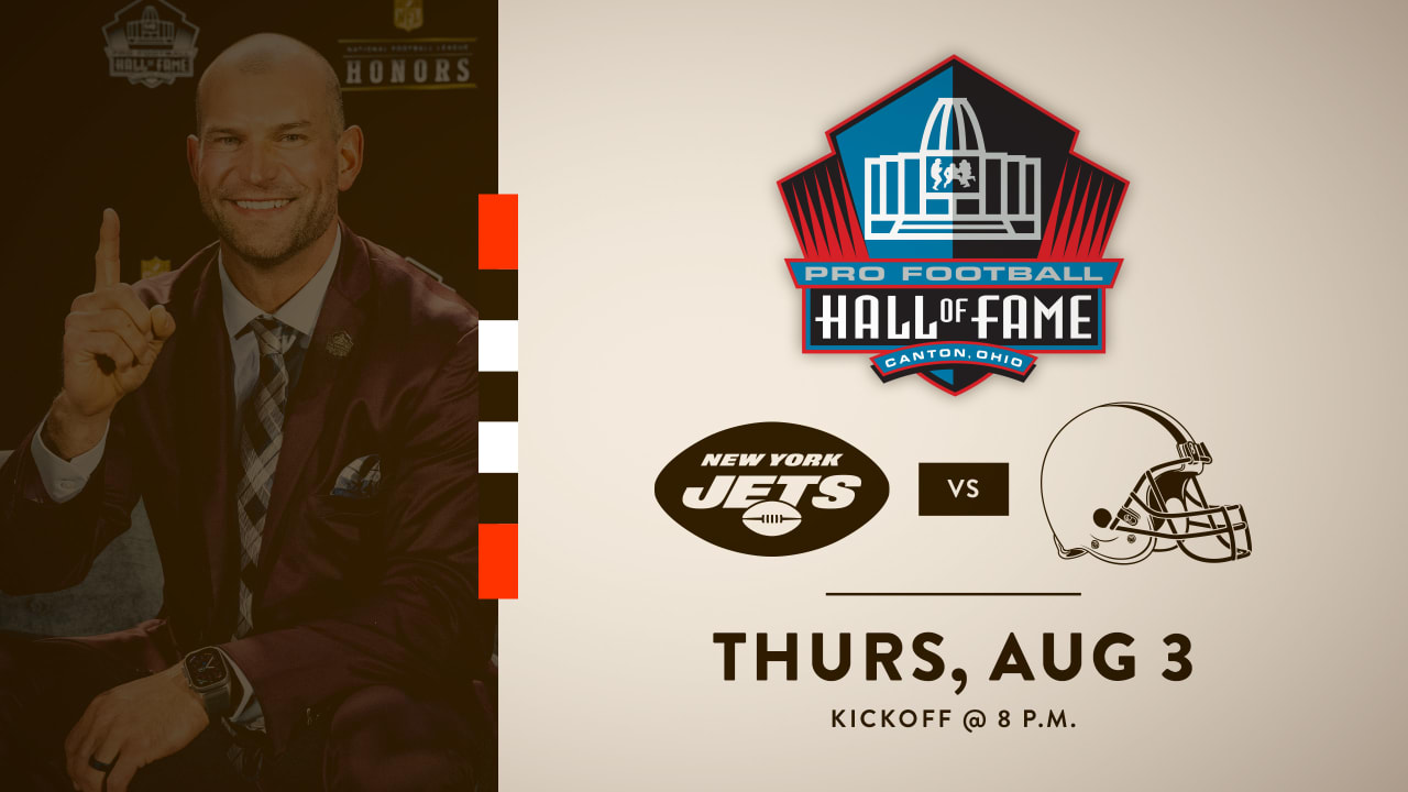 Browns selected to play Jets in 2023 Hall of Fame Game in Canton