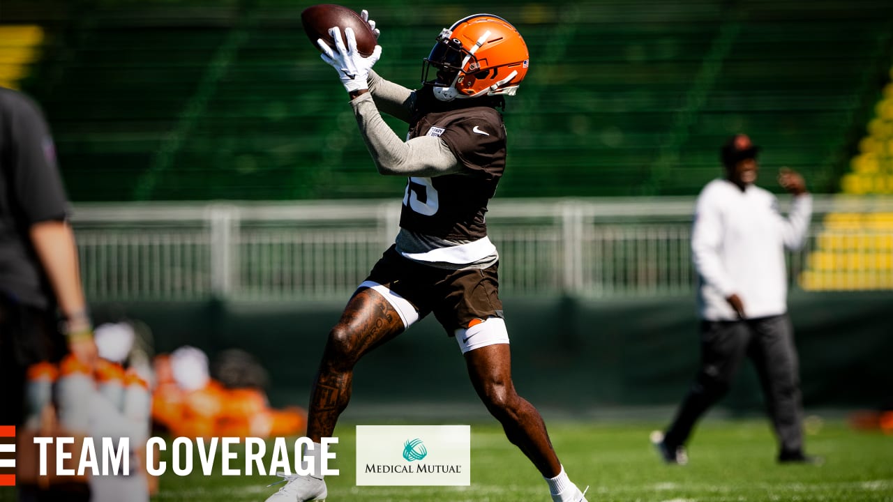 Marquise Goodwin back practicing after missing all of Browns Training Camp