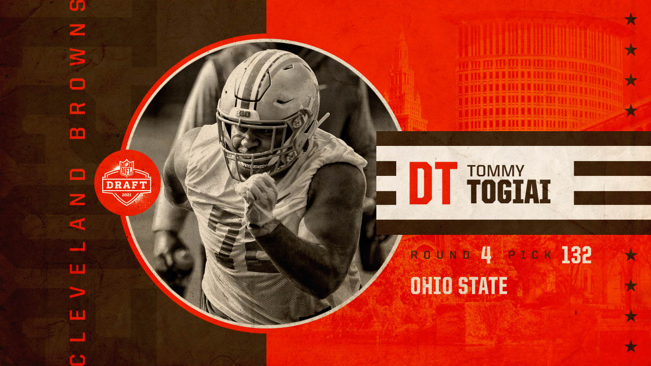 4th Round: Browns select Ohio State DT Tommy Togiai with No. 132 pick in  2021 NFL Draft