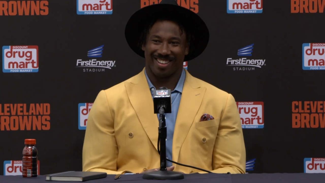 Myles Garrett Postgame Press Conference vs. Texans