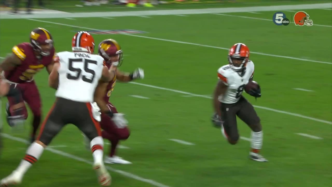 Commanders vs Browns in Preseason Week 1 #nfl #football #highlight #br