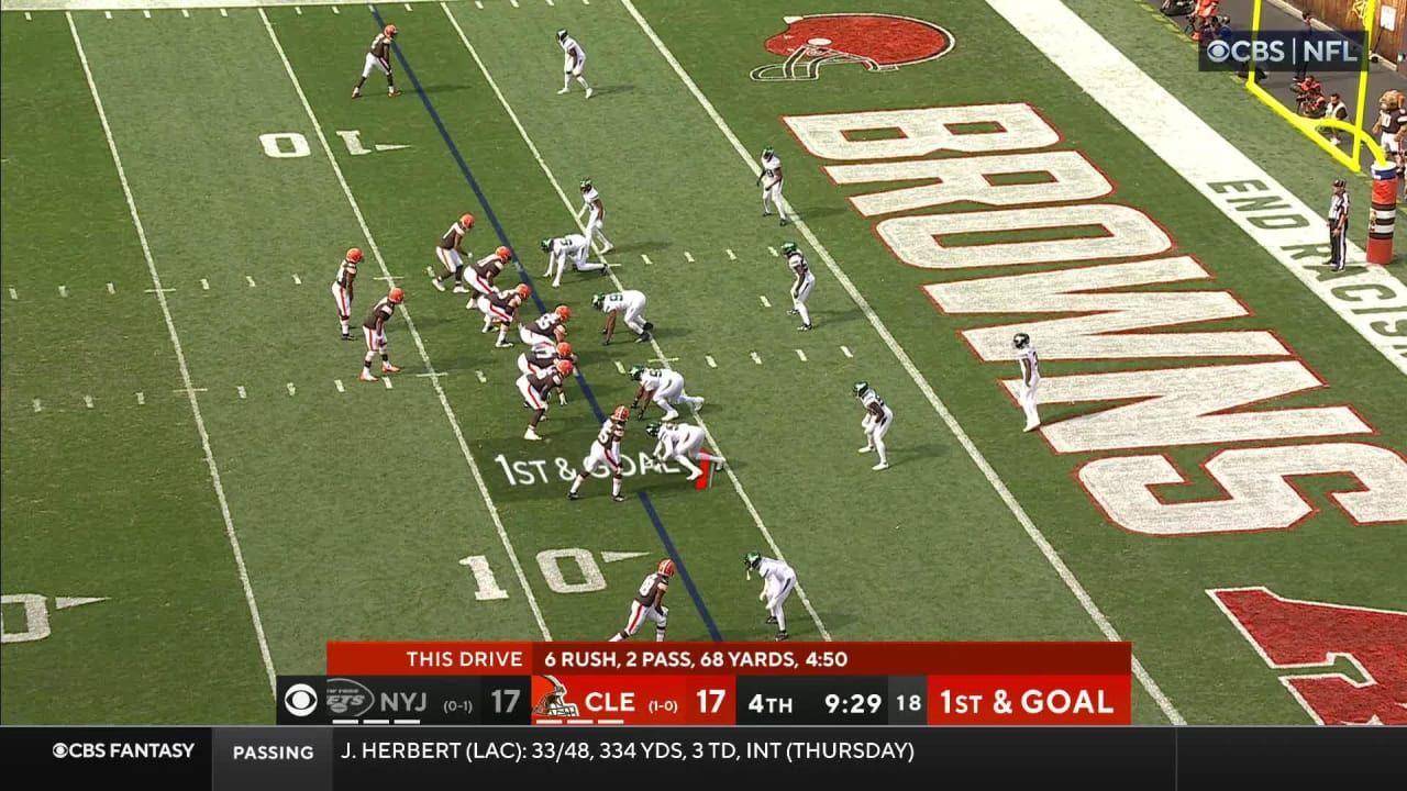 Watch: Nick Chubb rushes for 52-yard gain to set up Browns TD