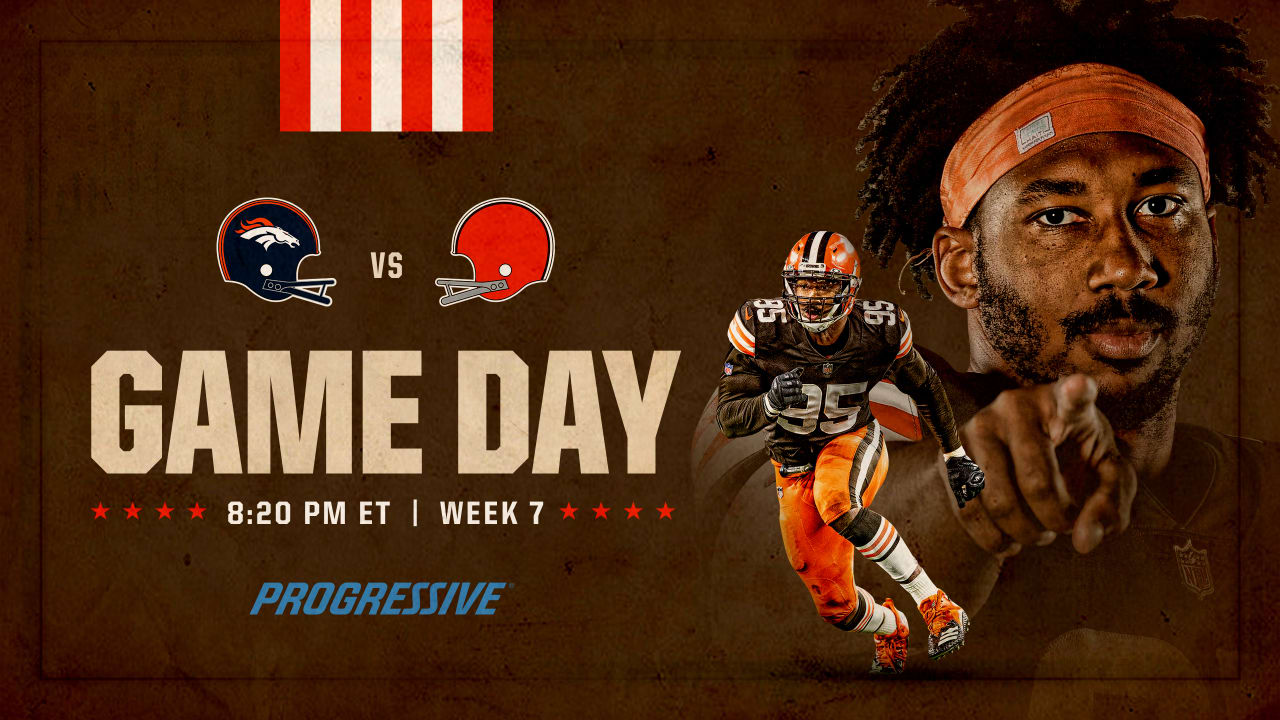 What time is the NFL game tonight? TV schedule, channel for Browns vs.  Broncos in Week 7