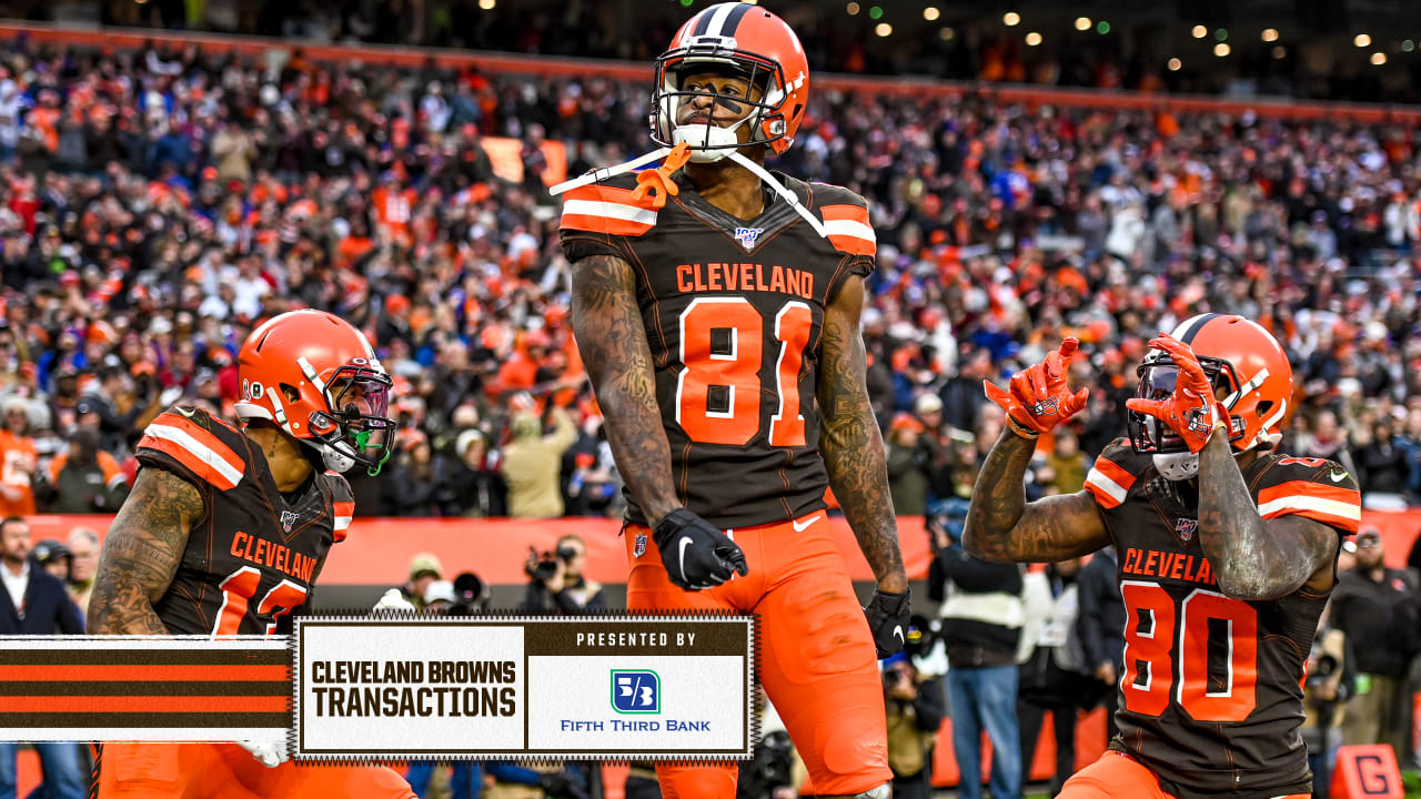 Cleveland Browns reach agreement to re-sign wide receiver Rashard