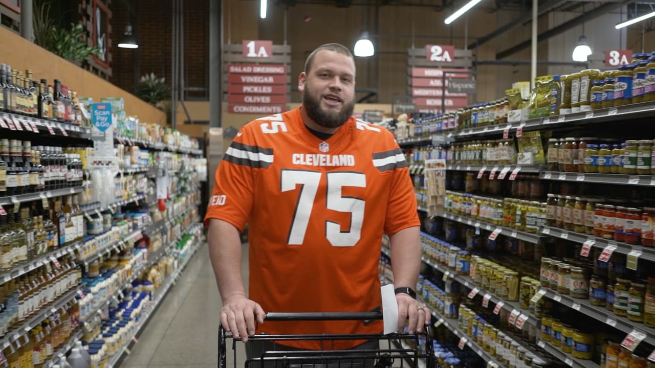 cleveland browns shopping cart