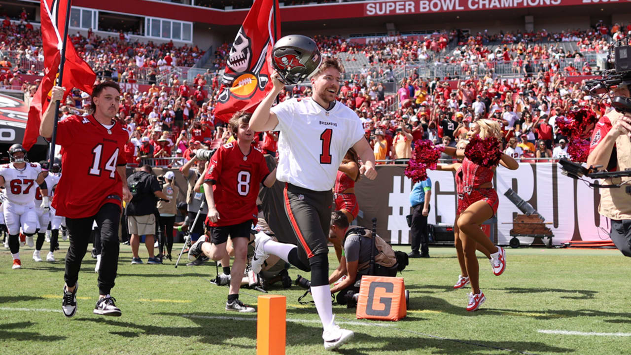 Photos: MrBeast at the Bucs vs. Falcons Game