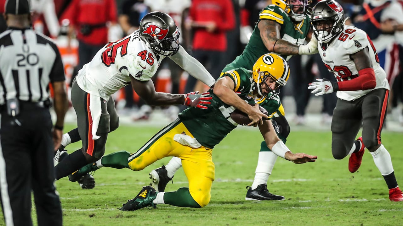 Bucs CB Jamel Dean on picking off Aaron Rodgers: 'Yea, it's mine'