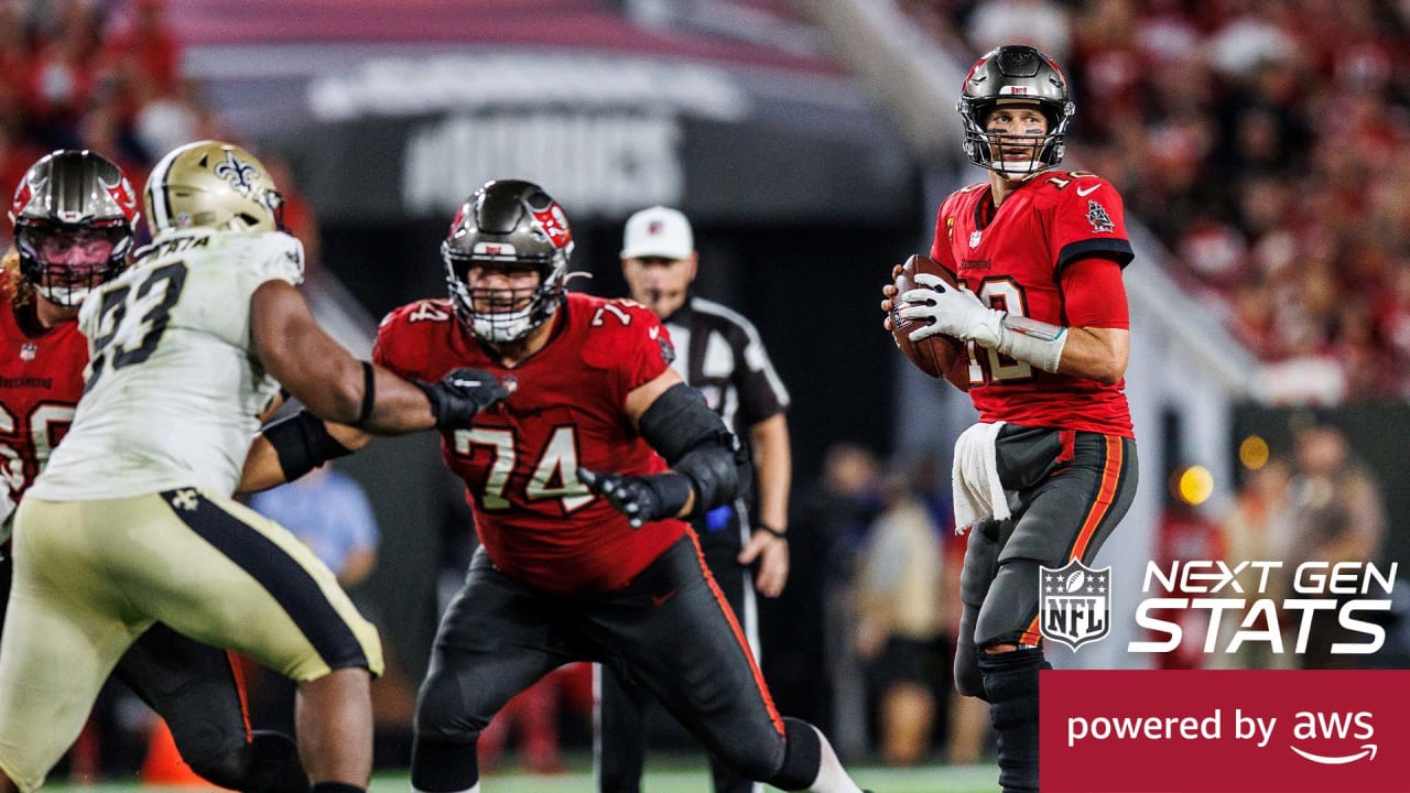 Anatomy of 17-Point Win  Next Gen Stats Bucs vs. Saints